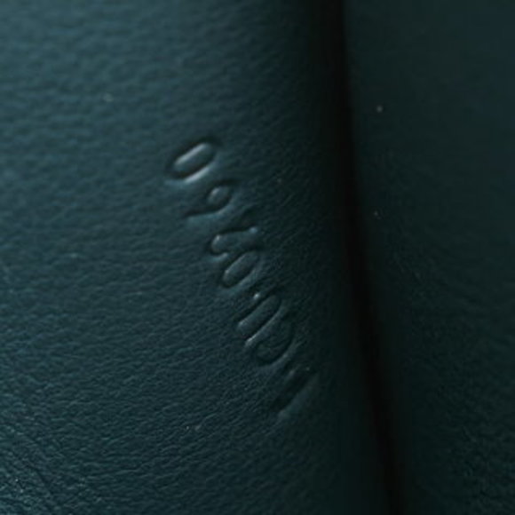 Celine Frame Medium Shoulder Bag Green Black Leather - Picture 7 of 10